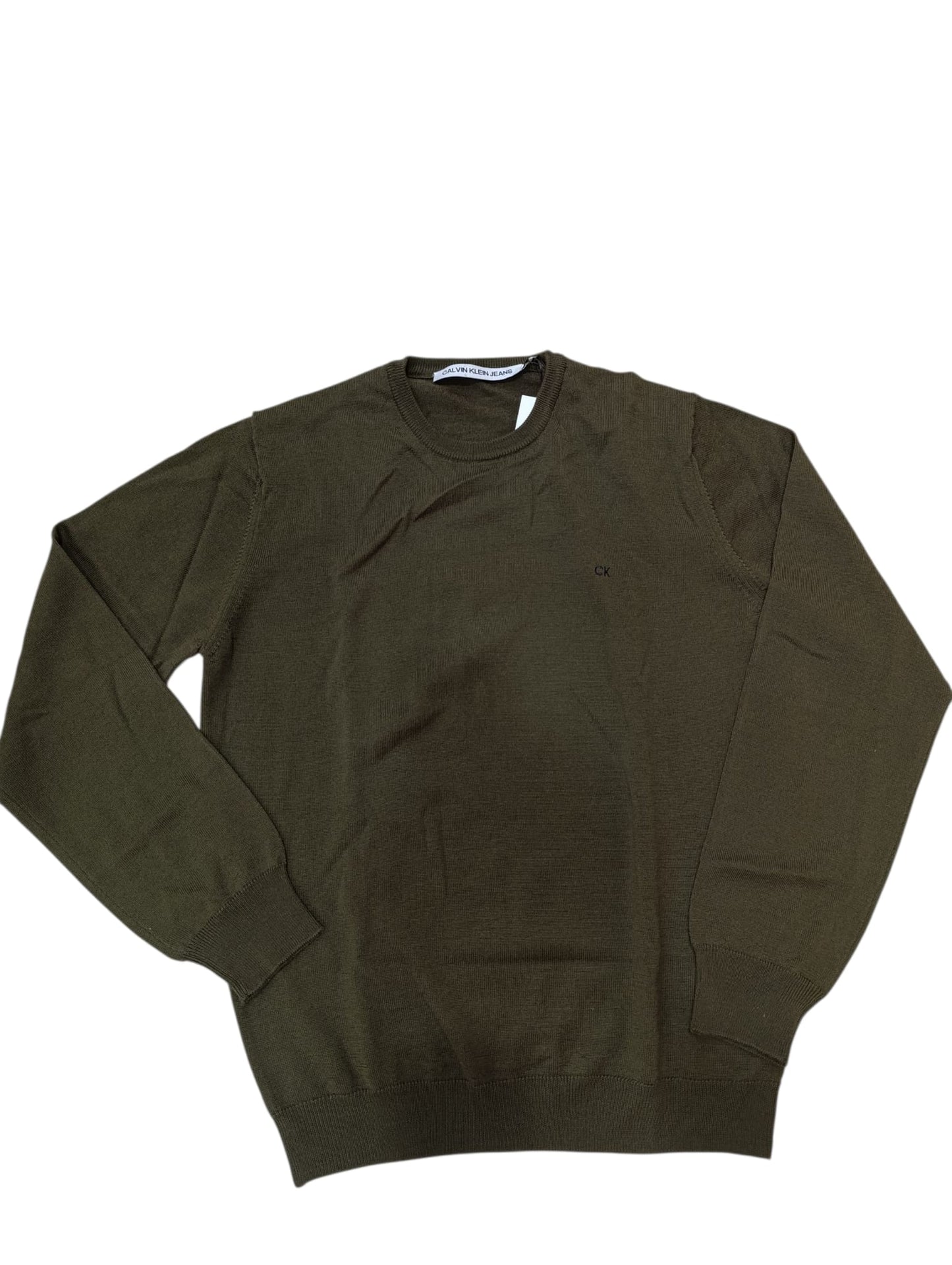 Maglione CALVIN KLEIN in lana logo ricamato