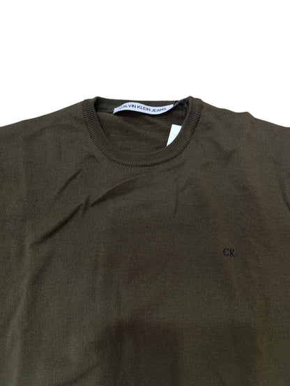 Maglione CALVIN KLEIN in lana logo ricamato