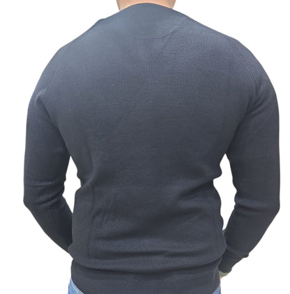 Maglioncino OVER/D  Paricollom raglan costa blu