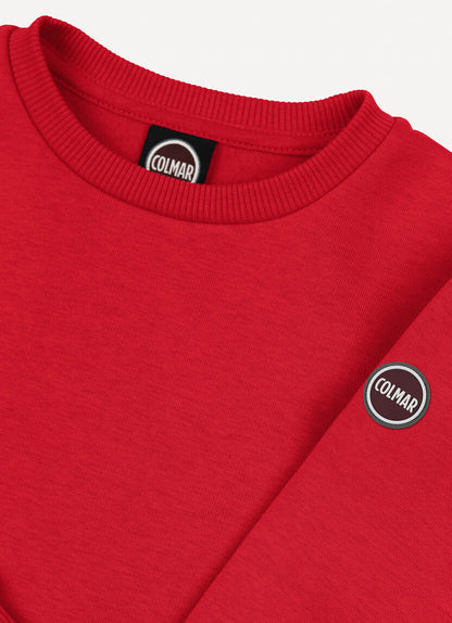 Felpa Colmar girocollo logo laterale