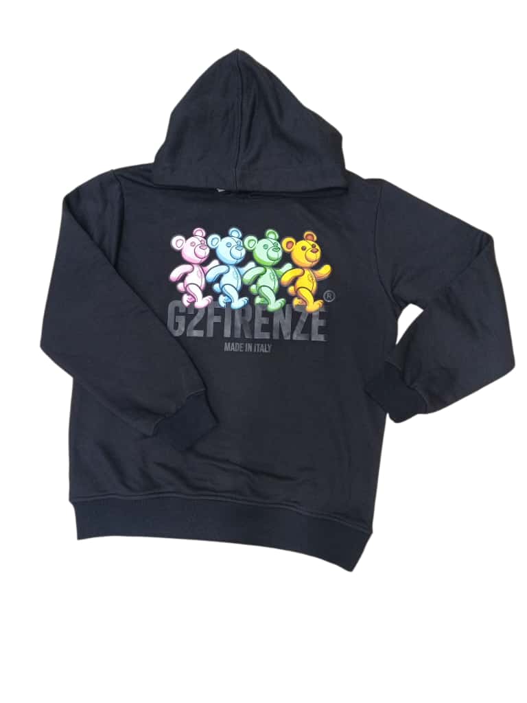 Tuta G2FIRENZE imn cotone garzato con maxi logo