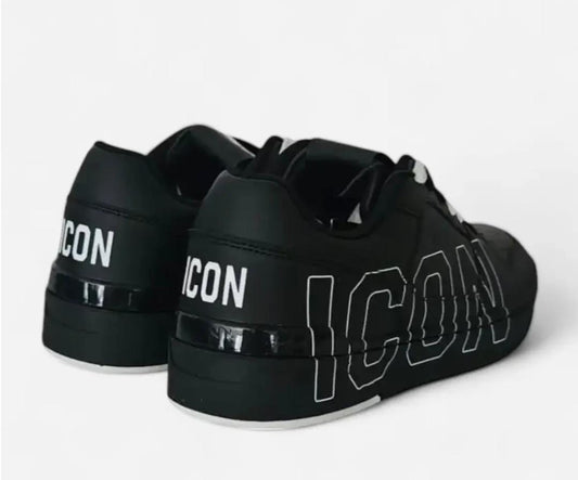Sneakers ICON Uomo in ecopelle  con doppio logo