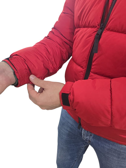 Piumino ARMATA DI MARE Rosso con cappuccio