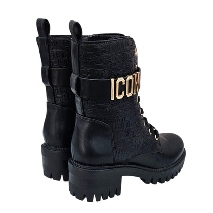 Stivale basso ICON con lacci e zip