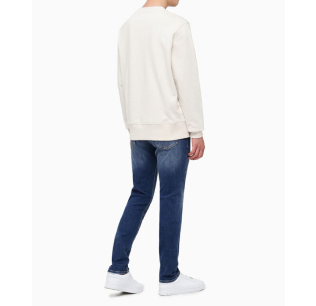 Felpa Calvin Klein  garzata in maxi logo