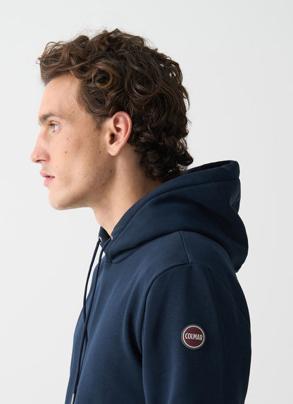 Felpa Colmar Uomo con cappuccio rossa