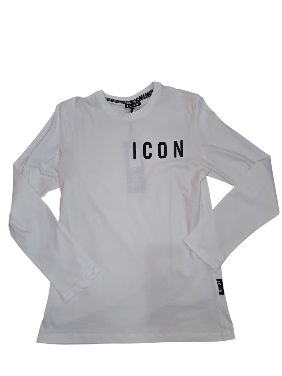 T-shirt ICON Manica lunga Uomo logo lato cuore