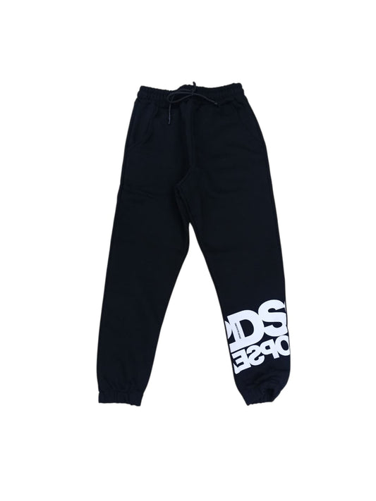 Pantalone Drop SEASON NERO logo alla caviglia