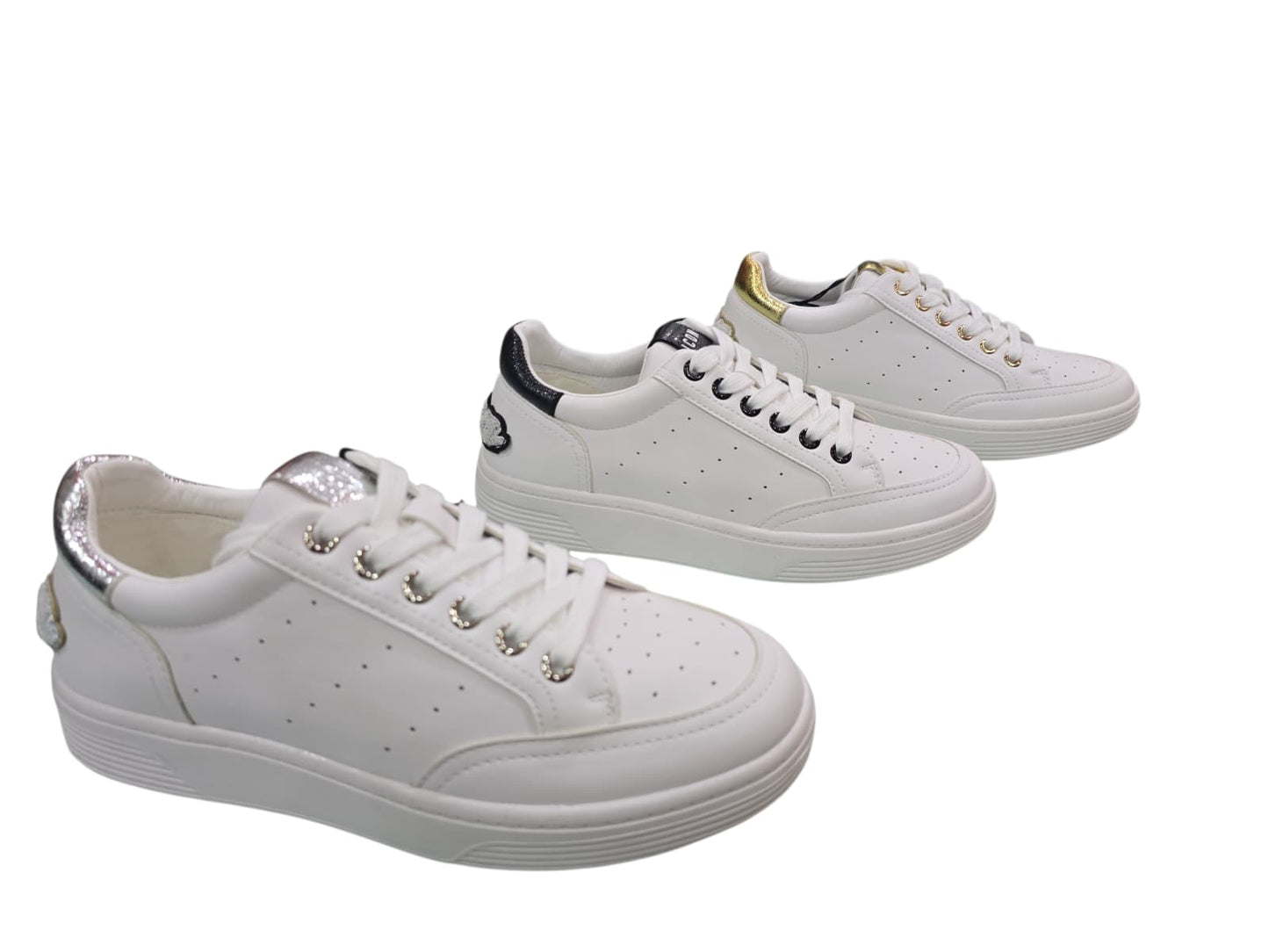 Sneakers ICON  Donna Logo al tallone in spugna