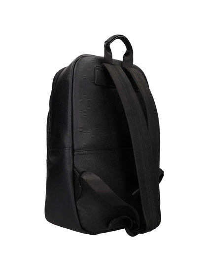 Backpack Zaino 4US Lucas nero in ecopelle
