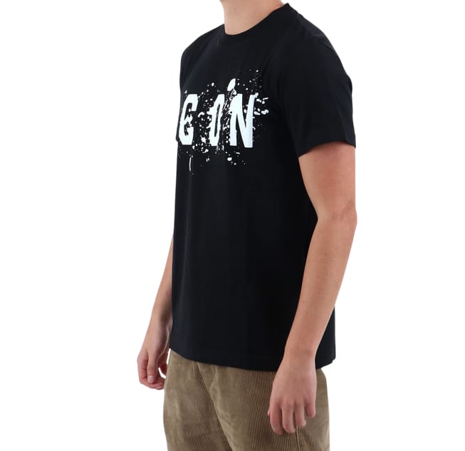 T-shirt ICON con logo centrale con effetto splash