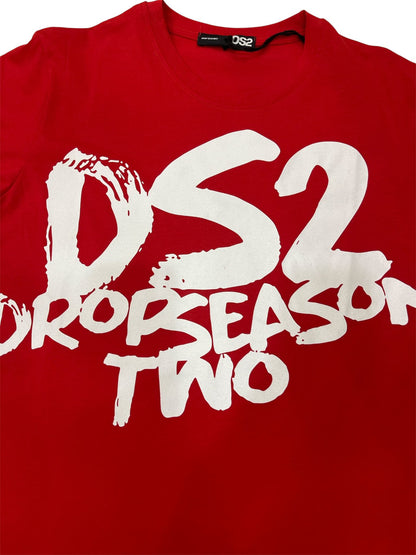 T-shirt DROPSEASON2 con logo max centrale