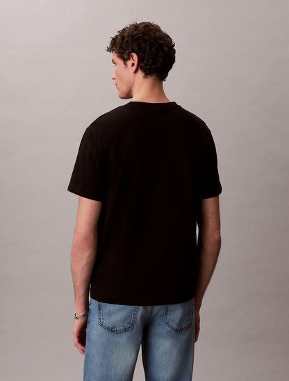 Tshirt CALVIN KLEIN con logo cucito laterale