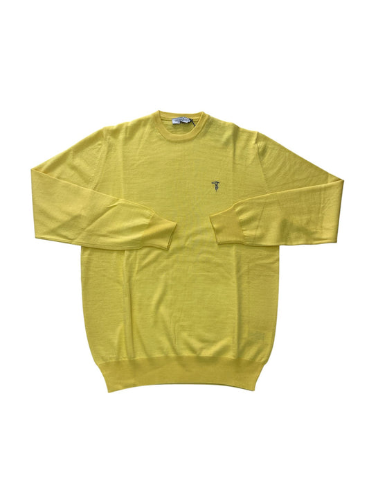 Maglioncino   Trussardi Logo ricamato Giallo