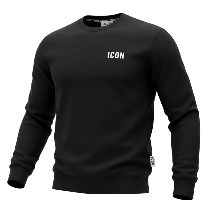 Felpa ICON Girocollo  Logo Piccolo  cotone garzato