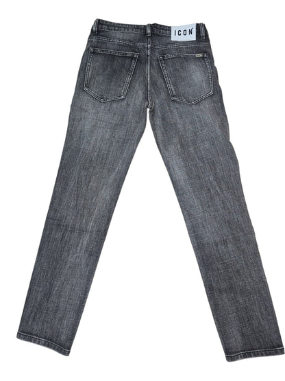 Jeans ICON Slim-fit basic grigio