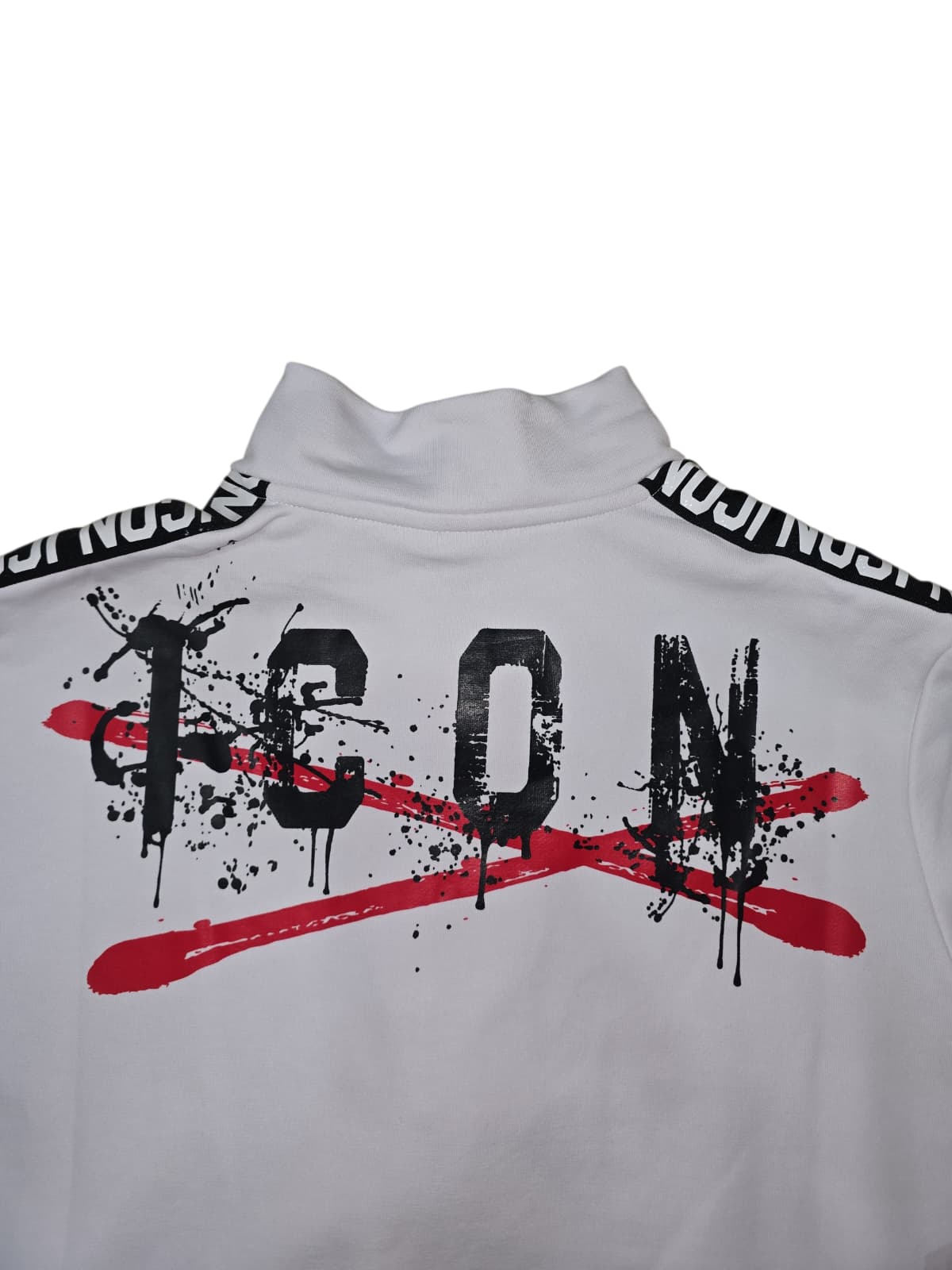 Felpa ICON C/GRO  con zip logo piccolo a X