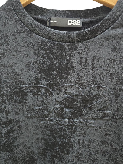 Felpa Drop Season 2 Girocollo effetto stone wash