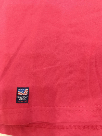 POLO U.S POLO ASSN  Maxi logo e bandiera  2 colori