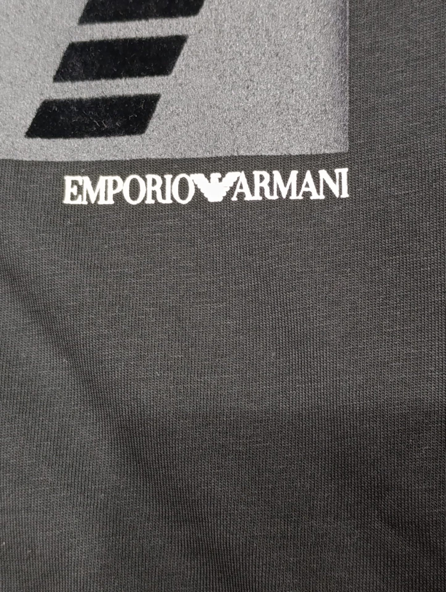 T-SHIRT EMPORIO ARAMANI maxi logo in stampa 460