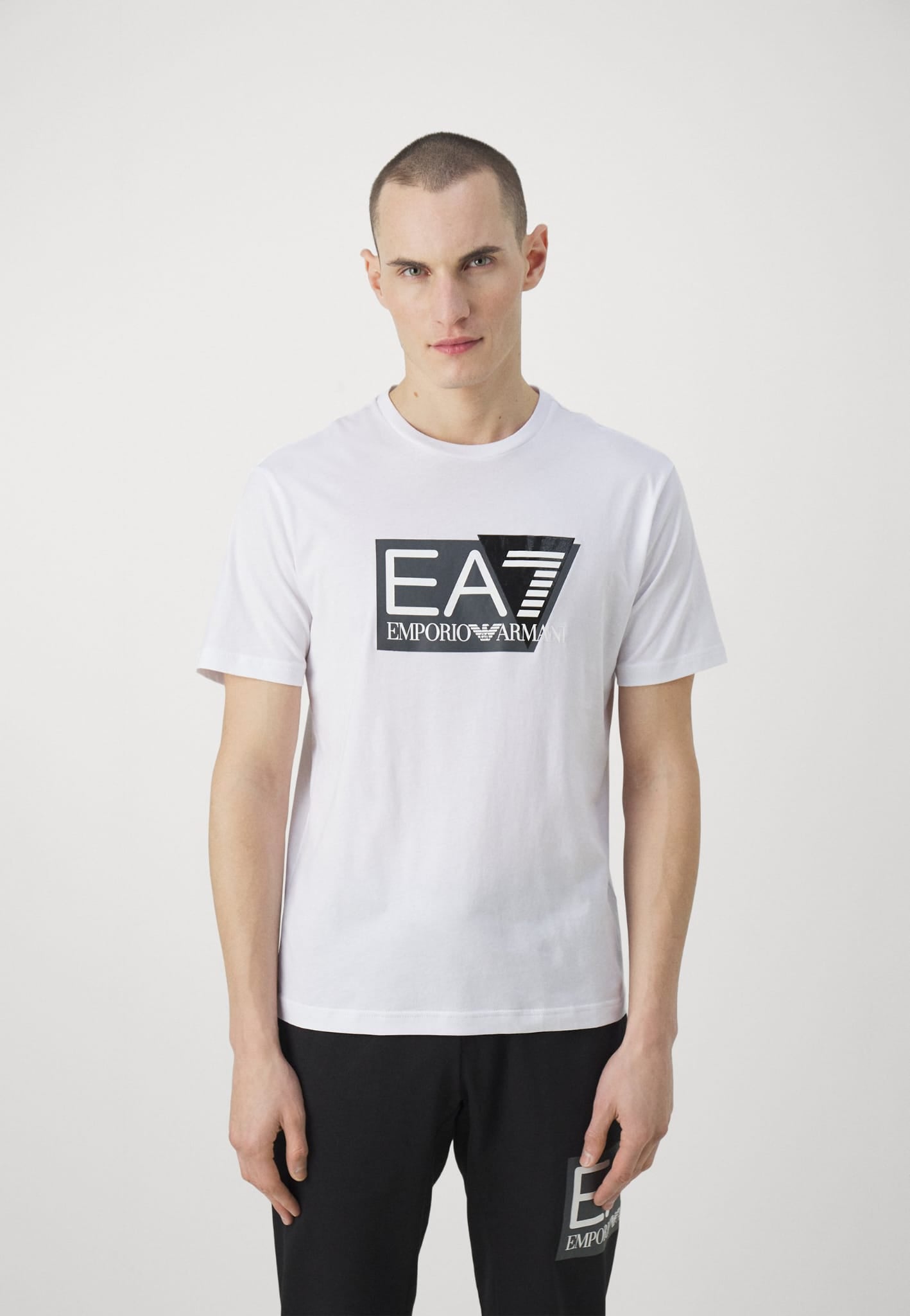 T-SHIRT EMPORIO ARMANI MAXI LOGO IN GOMMA 03Z