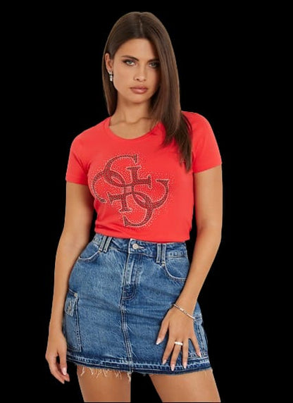 T-shirt Guess Donna G IN STRASS