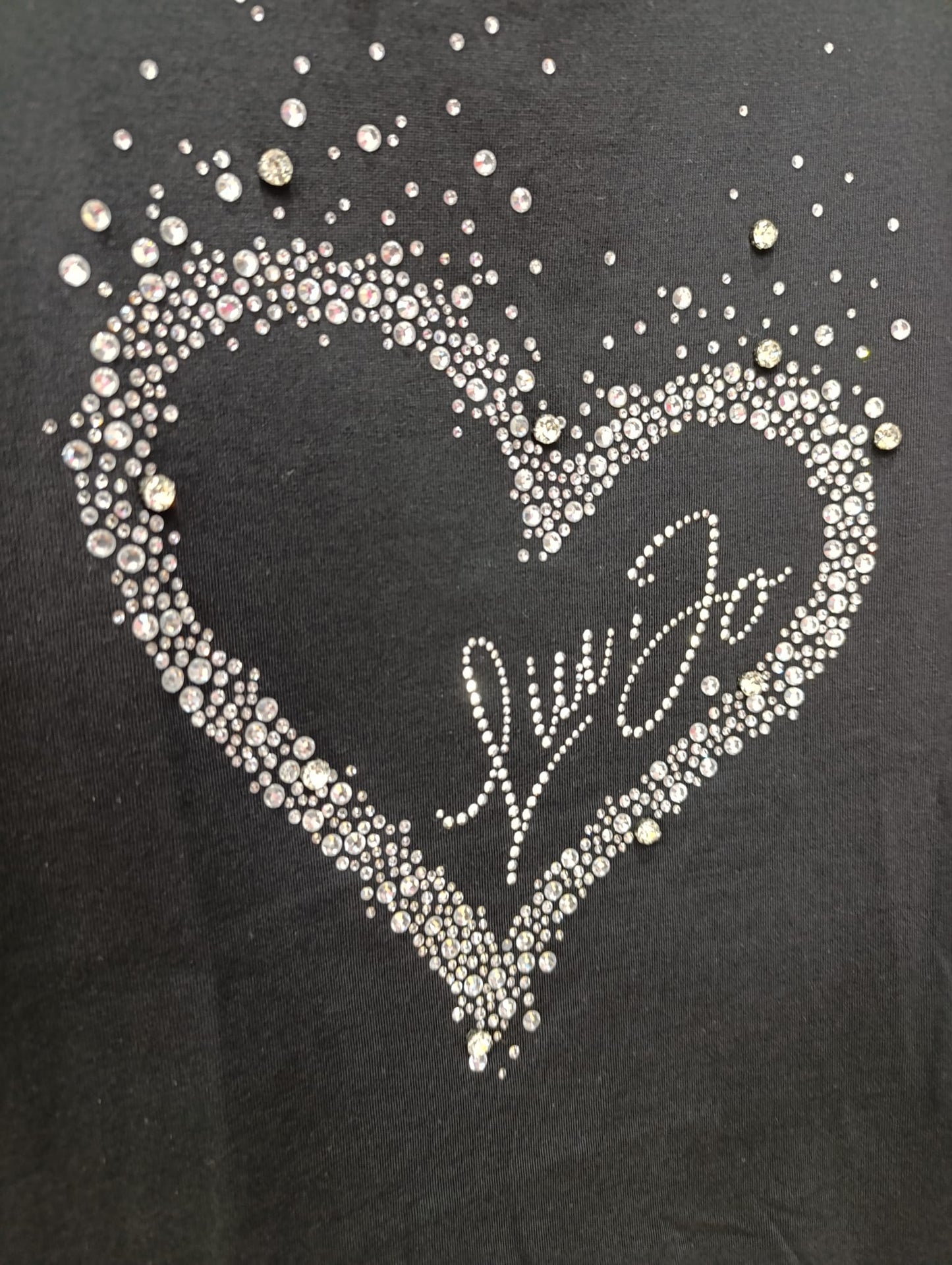 T-shirt LIU-JO in cotone  con strass