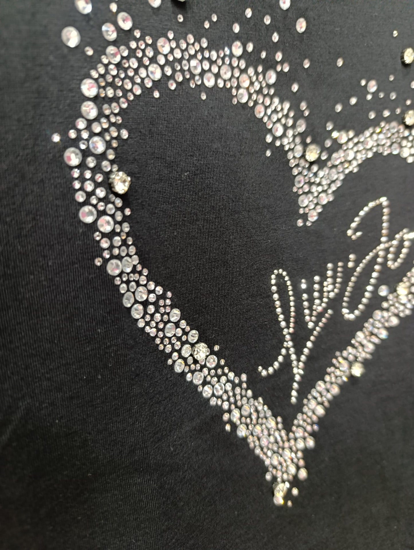 T-shirt LIU-JO in cotone  con strass