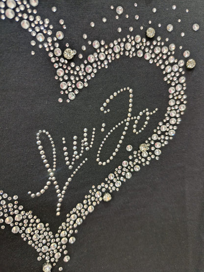 T-shirt LIU-JO in cotone  con strass