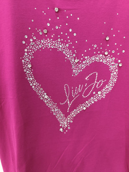 T-shirt LIU-JO in cotone  con strass