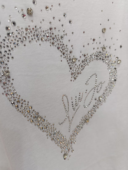 T-shirt LIU-JO in cotone  con strass