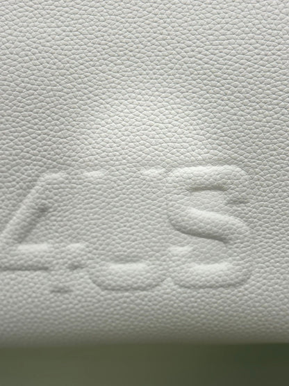 Borsa 4US PACIOTTI bianca con logo in rilievo 771