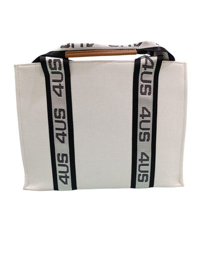 Borsa 4US Paciotti in tessuto con logo in ricamo