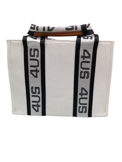Borsa 4US Paciotti 974 in tessuto logo in ricami