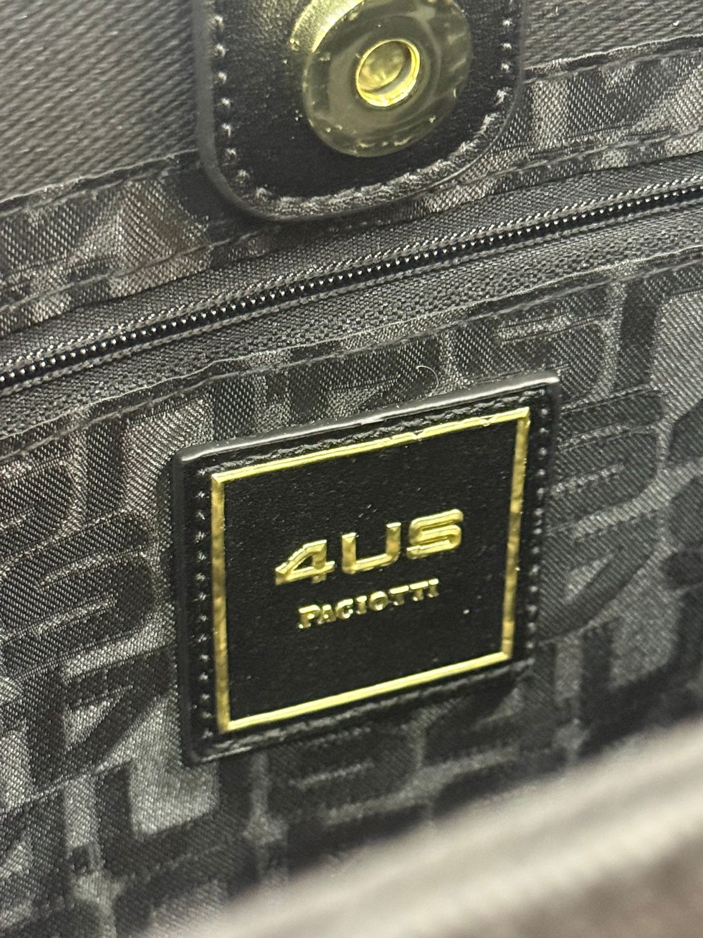 Borsa 4US PACIOTTI in tessuto logo ricamato 973