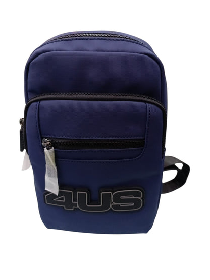 Tracolla blu 4US PACIOTTI con logo in rilievo 704
