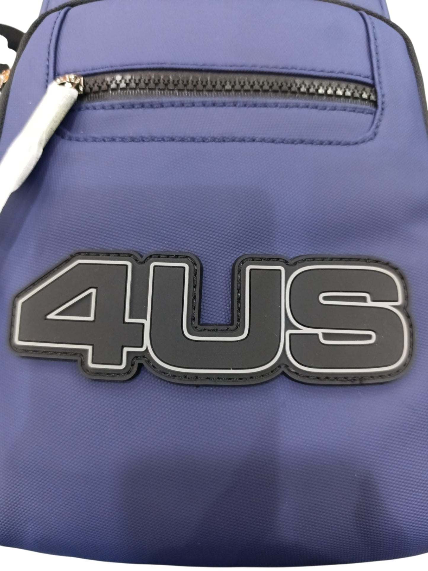 Tracolla blu 4US PACIOTTI con logo in rilievo 704