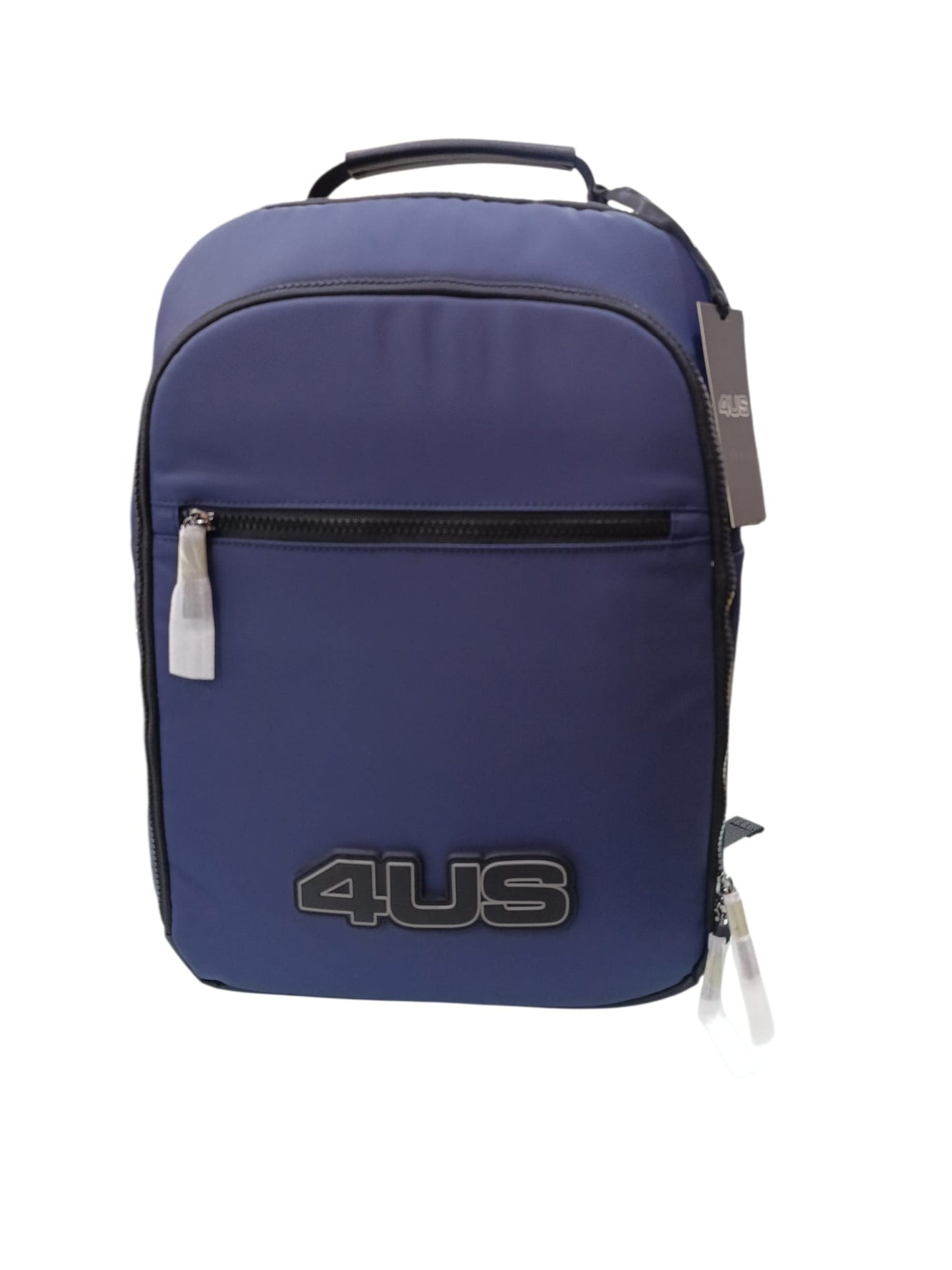 Zaino uomo blu 4US PACIOTTI con logo rilievo 703