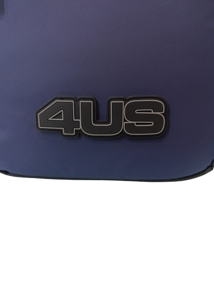 Zaino uomo blu 4US PACIOTTI con logo rilievo 703