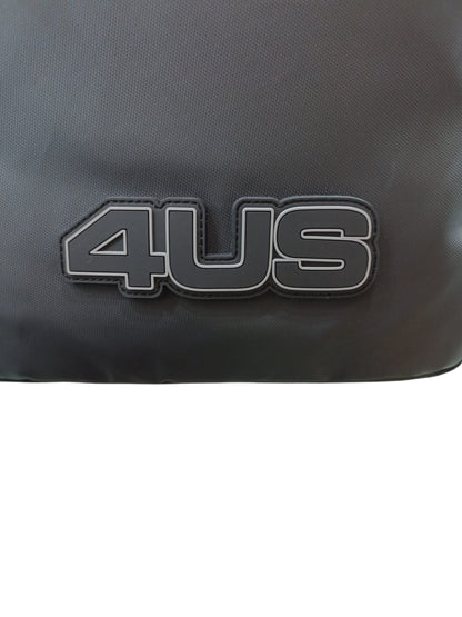 Zaino uomo 4US PACIOTTI nero con logo rilievo 508