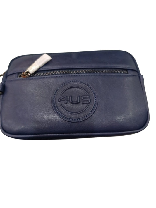 Pochette uomo 4US PACIOTTI in pelle blu 722