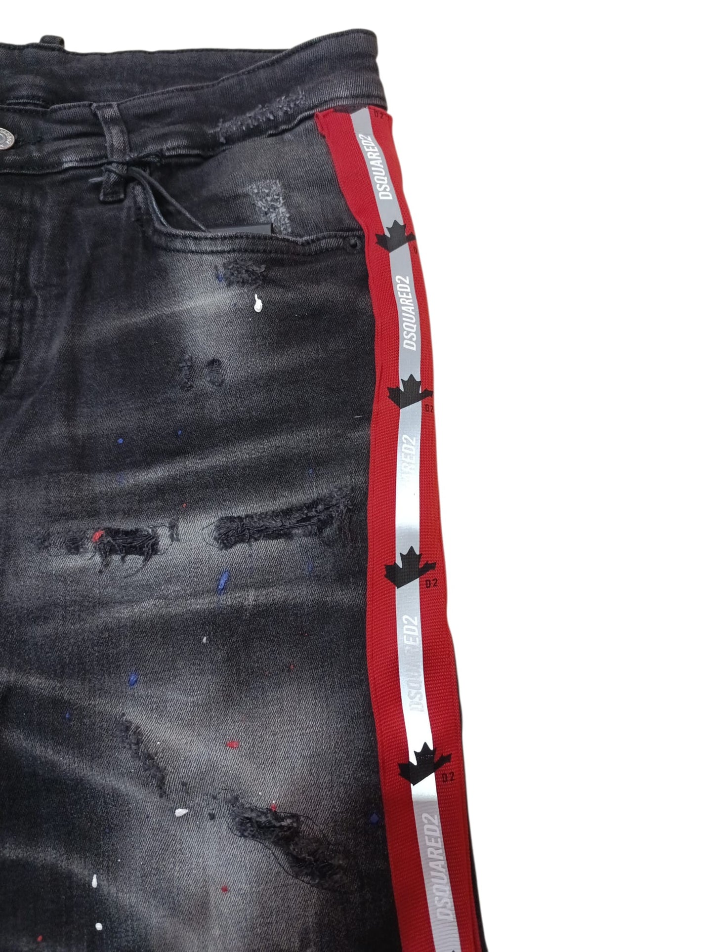 Pantaloncino Dsquared2 con striscia rinfrangente
