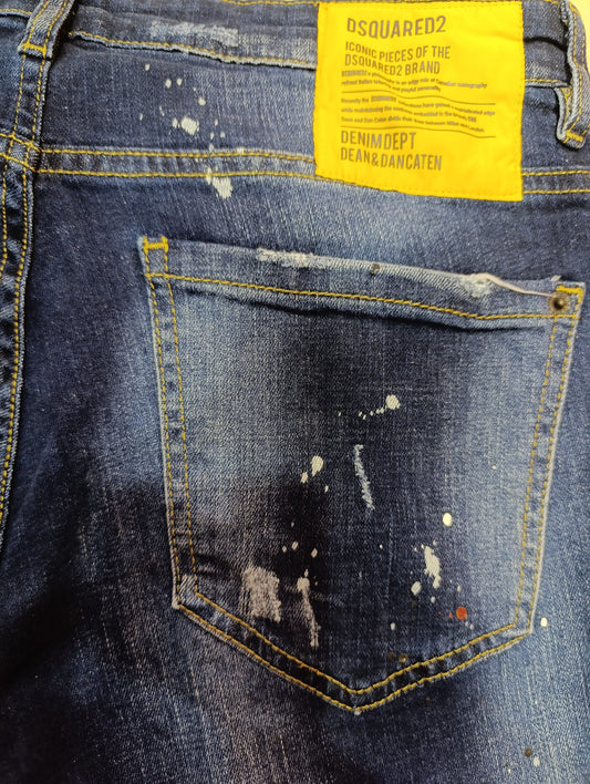Pantaloncino Jeans Dquared2 042 strappi e toppe