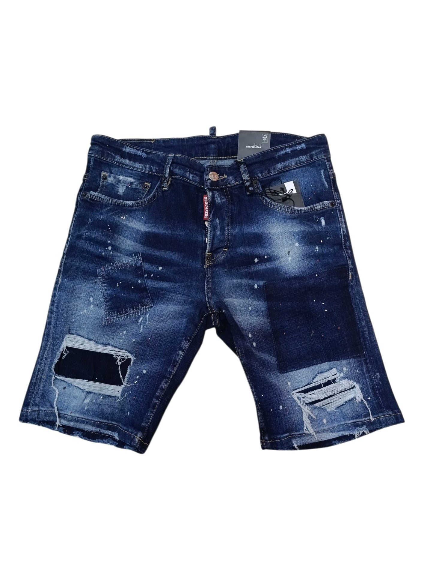 Pantaloncino Jeans Dquared2 042 strappi e toppe