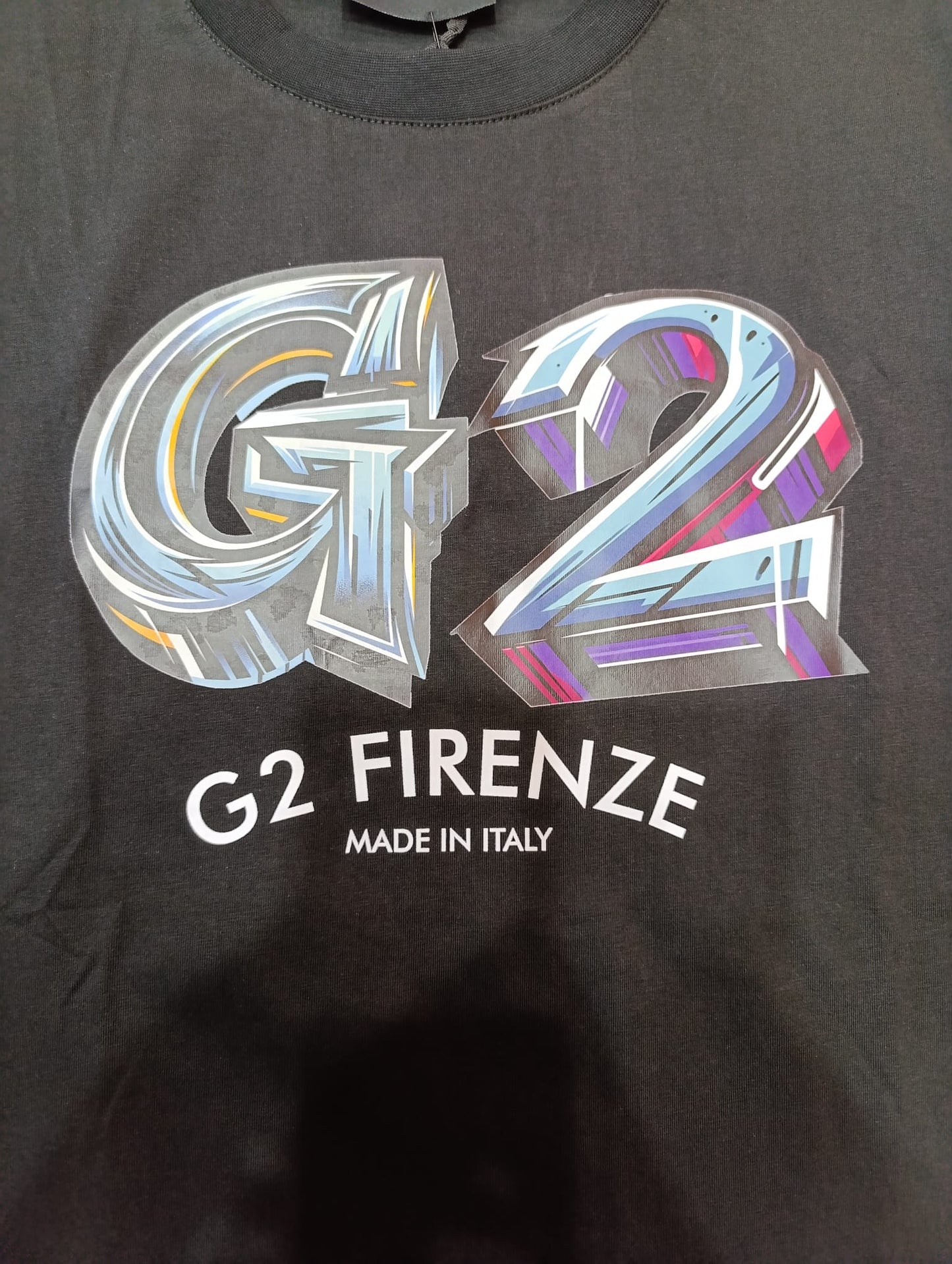 T-shirt G2 FIRENZE con maxi logo colorato 11T