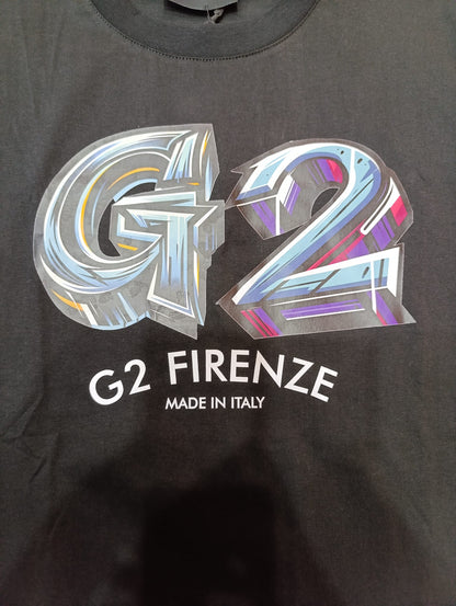 T-shirt G2 FIRENZE con maxi logo colorato 11T