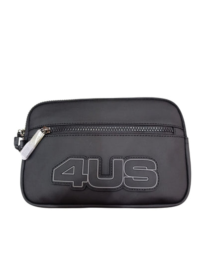 Pochette 4US PACIOTTI nera con logo rilievo 514