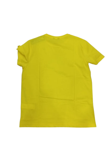 T-shirt K-WAY gialla logo laterale 4Q0