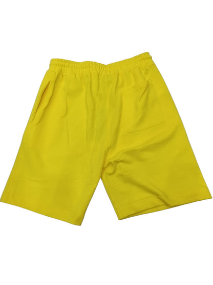 Bermuda K-WAY gialli con logo laterale P3W