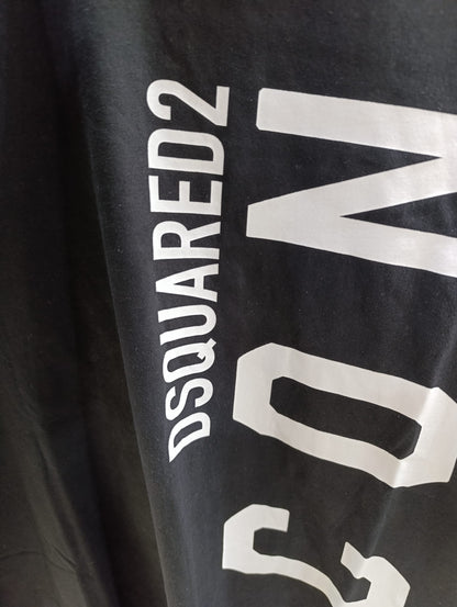 T-shirt Dsquared2 Logo  maxi verticale